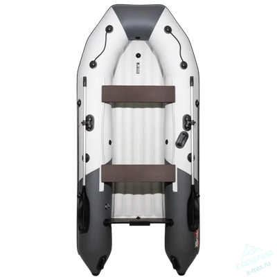 Лодка ПВХ Мастер Лодок Таймень NX3200НДНД "Комби" Св.Серый / Графит