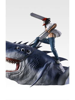 Фигурка Человек-бензопила (Chainsaw Man Ichiban Kuji, Mega Impact)