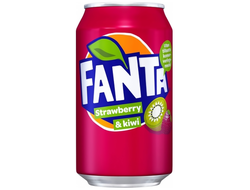 Газированный напиток Fanta Strawberry Kiwi  330мл.