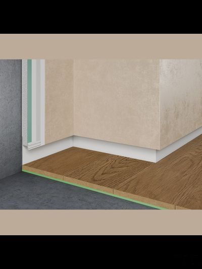 Теневой плинтус скрытого монтажа Pro Design 380 Грунт под покраску