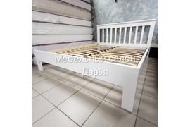 Кровать, Аристо, белая, 200х160, сосна, ламельное основание