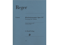 Reger: Clarinet Sonata op. 107 arranged for Violin and Piano
