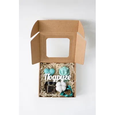 Подарочный набор "Подруге" бирюза