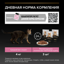 Pro Plan (ПроПлан) Delicate влажный корм для взрослых кошек с чувствительным пищеварением, Ягненок в соусе, 85 г