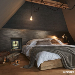 Стеновая панель MEISTER Steel metallic 4078 в интерьере