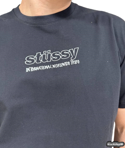 Футболка Stussy International Black (S, M, L, XL)
