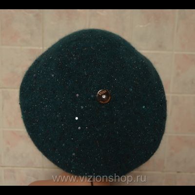 Берет изумрудный  Vizio Италия 5609