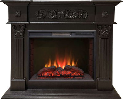 Электрокамин Лидс BL с очагом Sparta 25.5 LED