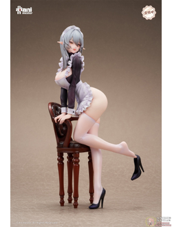 Фигурка 1/6  Ленивая горничная Сильвер (Lazy Naughty Maid Sivir)