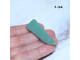 Нефрит натуральный (галтовка) Забайкалье №1-34: голубой - 12,1г - 49*18*10мм