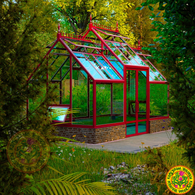 Теплица из стекла и алюминия АССОЛЬ размером 2500 х 5000 мм Скоро в продаже