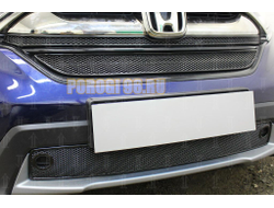 Защита радиатора Honda CR-V V 2016- black низ PREMIUM