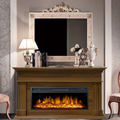 Линейный электрический камин