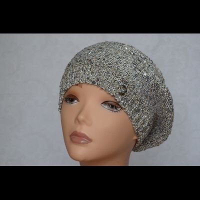 Берет итальянский летний Vizio Италия S A 2 ВО серебристый