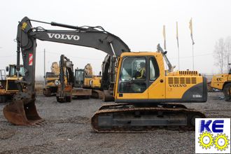 14530648 Стекло двери верхнее заднее закаленное Volvo EC180B, EC210B, EC240B, EC290B, EC360B, EW180B