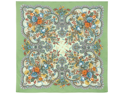 Павловопосадский платок Цветущее лето 1839-9