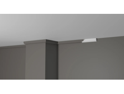 Потолочный плинтус DECOR-DIZAYN DD02, из дюрополимера, под покраску, ударопрочный, 2 метра