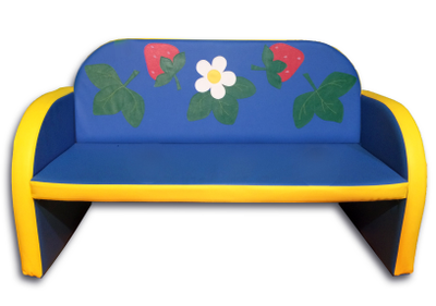 Мягкий каркасный диван для ДОУ