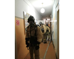 Тренировка по эвакуации сотрудников и воспитанников учреждения при условном  пожаре.