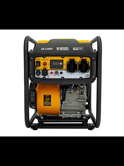 Генератор инверторный Denzel GK-2200iF, 2,2 кВт, 230 В, ручной старт 94707