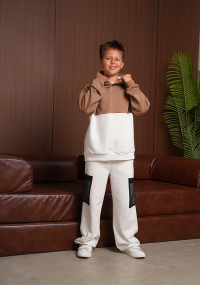 Худи с капюшоном колорблок