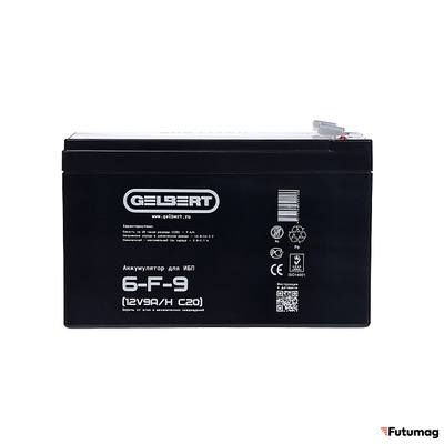 Аккумулятор для ИБП Gelbert 6-F-9 (12V9A/H C20)
