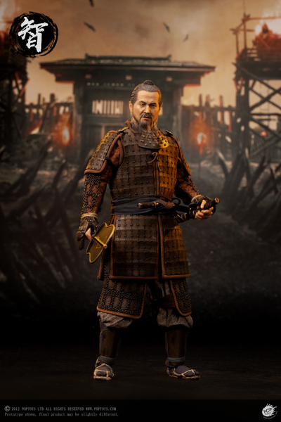 Воин клана Кацумото с веером ("Последний самурай") - КОЛЛЕКЦИОННАЯ ФИГУРКА 1/6 scale Ashigaru Trio Second Bomb Zhi Ashigaru (EX046) - POPTOYS