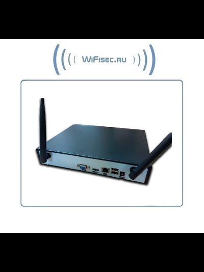 Комплект беспроводной системы видеонаблюдения, видеорегистратор + 4 видеокамеры, HD