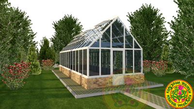 Теплица из стекла Уэльс