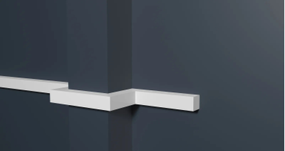 Молдинг Decor Dizain DD621, дюрополимерный, влагостойкий, под покраску, длина 2 м