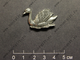 Значок Лебедь Значок Лебедь Ручной работы