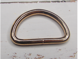 Полукольцо металл 30х3 мм цвет золото