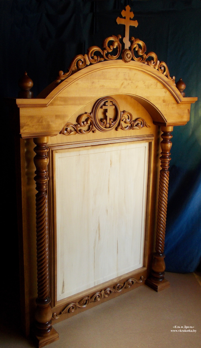 Напольные киоты, иконные доски