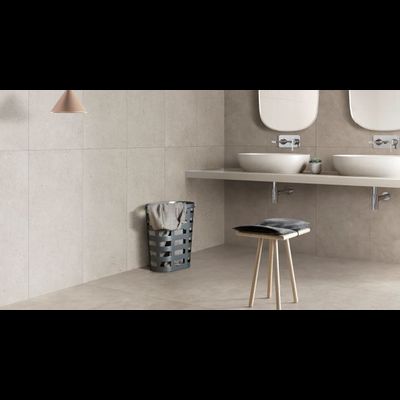 MICROCEMENT, керамогранит, 60x60 см, Кремовый, Матовый (8 мм), K947914R