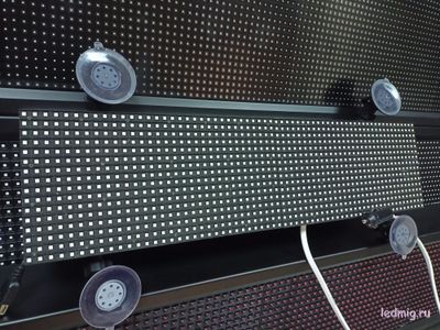 Авто табло 13*52 RGB