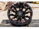Комплект дисков R16 8,5J ET+0 6*139,7 FBX 227-6 Черный с красным (R704)
