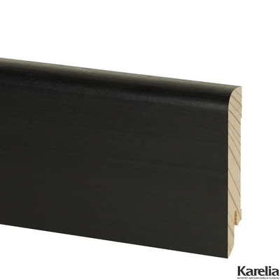Плинтус напольный Pedross Дуб Чёрный шпон 70х15х2500