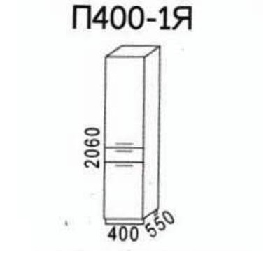 Пенал с 1 ящиком П400-1Я Мальва (Эра)