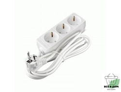 СОЮЗ сет.удл ПВС 3x1 3роз. 3м 16А земля,  481S-6303