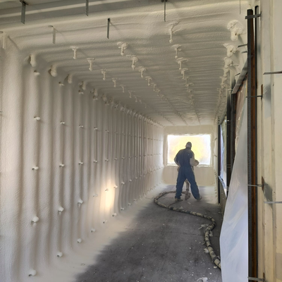 Утепление морского контейнера пенополиуретаном