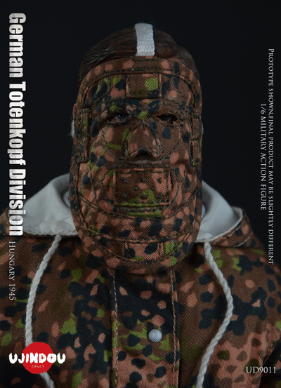 Немецкий разведчик в Венгрии, 1945 г - КОЛЛЕКЦИОННАЯ ФИГУРКА 1/6 WW2 German Totenkopf Division Hungary 1945 (UD9011) - UJINDOU