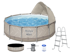 Каркасный бассейн с навесом Bestway Steel Pro Max 396x107 см (561FY)