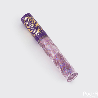 Vivienne Sabo Блеск для GLOSS A LEVRES «CRISTAL». Тон 07 Прозрачный сиреневый с разноцветным глиттер