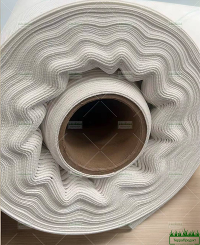 Агроткань ширина 3,2 м.п. ПППР 1600/100 УФ (100 м.п.) Белая, рулон 32 кг, 320 м2 пр-во "Террапродукт" (Россия)