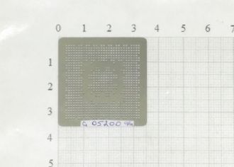 Трафарет BGA для реболлинга чипов компьютера NV G O5200 0.6 мм