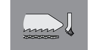 Пилки с фрезерованными зубами. Волнистое полотно.