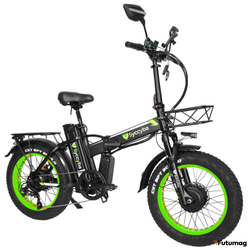 Электровелосипед SYCCYBA F10  зеленый