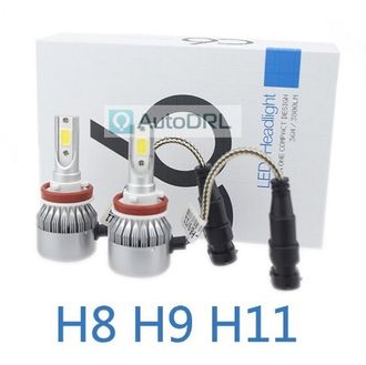 Светодиодные лампы C6 LED Headlight H8/9/11 36W/3800 lm