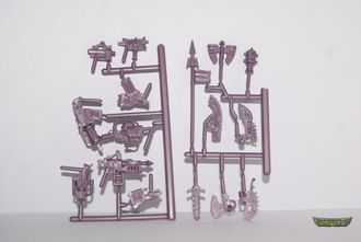 Оружие для новых Звероботов - 16шт, фиолетовый металлик полиэтилен