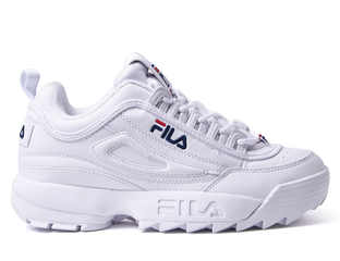 White and blue fila shoes 2025